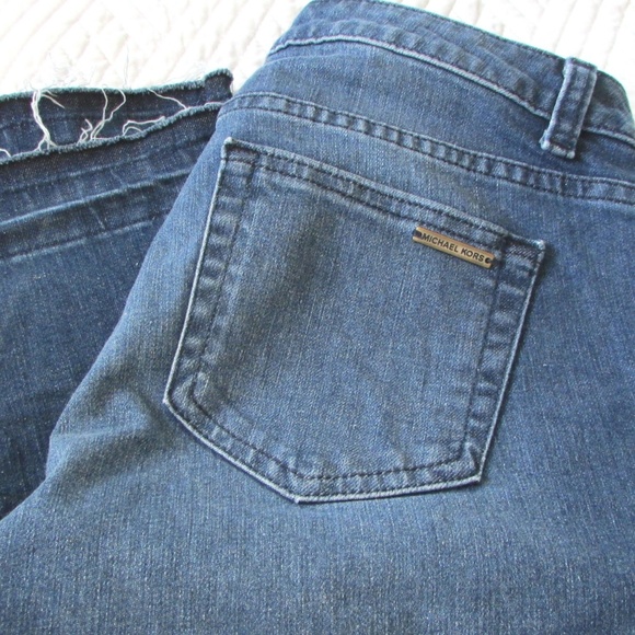 Michael Kors Izzy Skinny Raw Hem Jeans - Picture 6 of 6